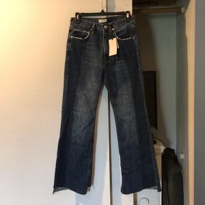 Zara high waisted flair jeans